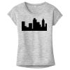 OCSO Multi-Colors Sublimatable Ladies PosiCharge Electric Heather Sporty Tee Thumbnail