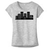 OCSO Multi-Colors Sublimatable Ladies PosiCharge Electric Heather Sporty Tee Thumbnail