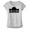 OCSO Multi-Colors Sublimatable Ladies PosiCharge Electric Heather Sporty Tee Thumbnail