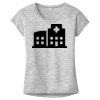 OCSO Multi-Colors Sublimatable Ladies PosiCharge Electric Heather Sporty Tee Thumbnail