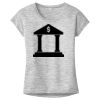 OCSO Multi-Colors Sublimatable Ladies PosiCharge Electric Heather Sporty Tee Thumbnail