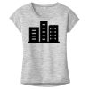 OCSO Multi-Colors Sublimatable Ladies PosiCharge Electric Heather Sporty Tee Thumbnail