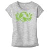 OCSO Multi-Colors Sublimatable Ladies PosiCharge Electric Heather Sporty Tee Thumbnail