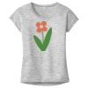 OCSO Multi-Colors Sublimatable Ladies PosiCharge Electric Heather Sporty Tee Thumbnail