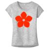 OCSO Multi-Colors Sublimatable Ladies PosiCharge Electric Heather Sporty Tee Thumbnail
