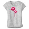 OCSO Multi-Colors Sublimatable Ladies PosiCharge Electric Heather Sporty Tee Thumbnail
