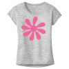 OCSO Multi-Colors Sublimatable Ladies PosiCharge Electric Heather Sporty Tee Thumbnail