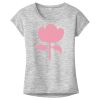 OCSO Multi-Colors Sublimatable Ladies PosiCharge Electric Heather Sporty Tee Thumbnail