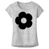 OCSO Multi-Colors Sublimatable Ladies PosiCharge Electric Heather Sporty Tee Thumbnail