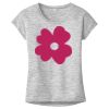 OCSO Multi-Colors Sublimatable Ladies PosiCharge Electric Heather Sporty Tee Thumbnail