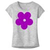 OCSO Multi-Colors Sublimatable Ladies PosiCharge Electric Heather Sporty Tee Thumbnail