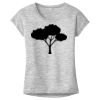 OCSO Multi-Colors Sublimatable Ladies PosiCharge Electric Heather Sporty Tee Thumbnail