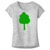 OCSO Multi-Colors Sublimatable Ladies PosiCharge Electric Heather Sporty Tee Thumbnail