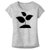 OCSO Multi-Colors Sublimatable Ladies PosiCharge Electric Heather Sporty Tee Thumbnail