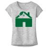 OCSO Multi-Colors Sublimatable Ladies PosiCharge Electric Heather Sporty Tee Thumbnail