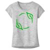 OCSO Multi-Colors Sublimatable Ladies PosiCharge Electric Heather Sporty Tee Thumbnail