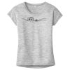 OCSO Multi-Colors Sublimatable Ladies PosiCharge Electric Heather Sporty Tee Thumbnail