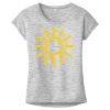 OCSO Multi-Colors Sublimatable Ladies PosiCharge Electric Heather Sporty Tee Thumbnail