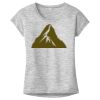 OCSO Multi-Colors Sublimatable Ladies PosiCharge Electric Heather Sporty Tee Thumbnail