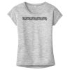 OCSO Multi-Colors Sublimatable Ladies PosiCharge Electric Heather Sporty Tee Thumbnail