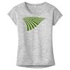 OCSO Multi-Colors Sublimatable Ladies PosiCharge Electric Heather Sporty Tee Thumbnail