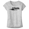 OCSO Multi-Colors Sublimatable Ladies PosiCharge Electric Heather Sporty Tee Thumbnail