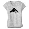 OCSO Multi-Colors Sublimatable Ladies PosiCharge Electric Heather Sporty Tee Thumbnail