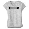 OCSO Multi-Colors Sublimatable Ladies PosiCharge Electric Heather Sporty Tee Thumbnail