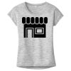 OCSO Multi-Colors Sublimatable Ladies PosiCharge Electric Heather Sporty Tee Thumbnail