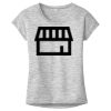 OCSO Multi-Colors Sublimatable Ladies PosiCharge Electric Heather Sporty Tee Thumbnail