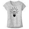 OCSO Multi-Colors Sublimatable Ladies PosiCharge Electric Heather Sporty Tee Thumbnail
