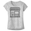 OCSO Multi-Colors Sublimatable Ladies PosiCharge Electric Heather Sporty Tee Thumbnail