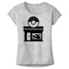 OCSO Multi-Colors Sublimatable Ladies PosiCharge Electric Heather Sporty Tee Thumbnail