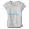 OCSO Multi-Colors Sublimatable Ladies PosiCharge Electric Heather Sporty Tee Thumbnail