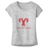 OCSO Multi-Colors Sublimatable Ladies PosiCharge Electric Heather Sporty Tee Thumbnail