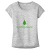 OCSO Multi-Colors Sublimatable Ladies PosiCharge Electric Heather Sporty Tee Thumbnail