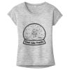 OCSO Multi-Colors Sublimatable Ladies PosiCharge Electric Heather Sporty Tee Thumbnail