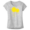 OCSO Multi-Colors Sublimatable Ladies PosiCharge Electric Heather Sporty Tee Thumbnail