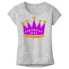 OCSO Multi-Colors Sublimatable Ladies PosiCharge Electric Heather Sporty Tee Thumbnail