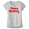 OCSO Multi-Colors Sublimatable Ladies PosiCharge Electric Heather Sporty Tee Thumbnail