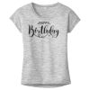 OCSO Multi-Colors Sublimatable Ladies PosiCharge Electric Heather Sporty Tee Thumbnail