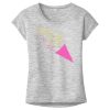 OCSO Multi-Colors Sublimatable Ladies PosiCharge Electric Heather Sporty Tee Thumbnail