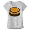 OCSO Multi-Colors Sublimatable Ladies PosiCharge Electric Heather Sporty Tee Thumbnail