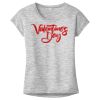 OCSO Multi-Colors Sublimatable Ladies PosiCharge Electric Heather Sporty Tee Thumbnail