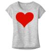 OCSO Multi-Colors Sublimatable Ladies PosiCharge Electric Heather Sporty Tee Thumbnail