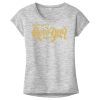 OCSO Multi-Colors Sublimatable Ladies PosiCharge Electric Heather Sporty Tee Thumbnail