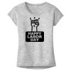 OCSO Multi-Colors Sublimatable Ladies PosiCharge Electric Heather Sporty Tee Thumbnail
