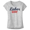 OCSO Multi-Colors Sublimatable Ladies PosiCharge Electric Heather Sporty Tee Thumbnail