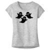 OCSO Multi-Colors Sublimatable Ladies PosiCharge Electric Heather Sporty Tee Thumbnail