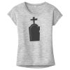 OCSO Multi-Colors Sublimatable Ladies PosiCharge Electric Heather Sporty Tee Thumbnail